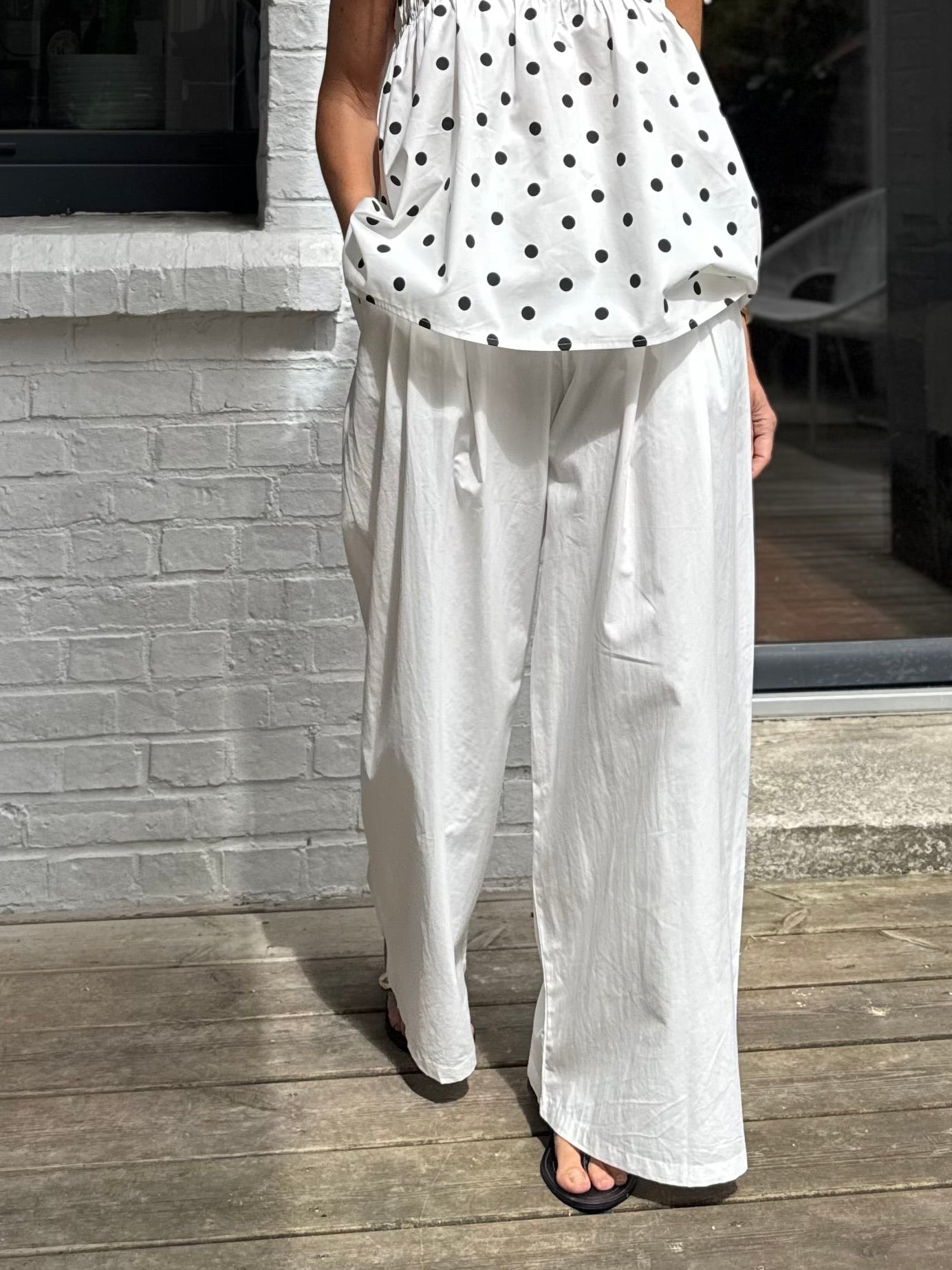 Pantalon ALBAN blanc