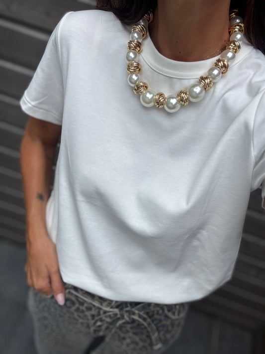 T-shirt BIANCO blanc