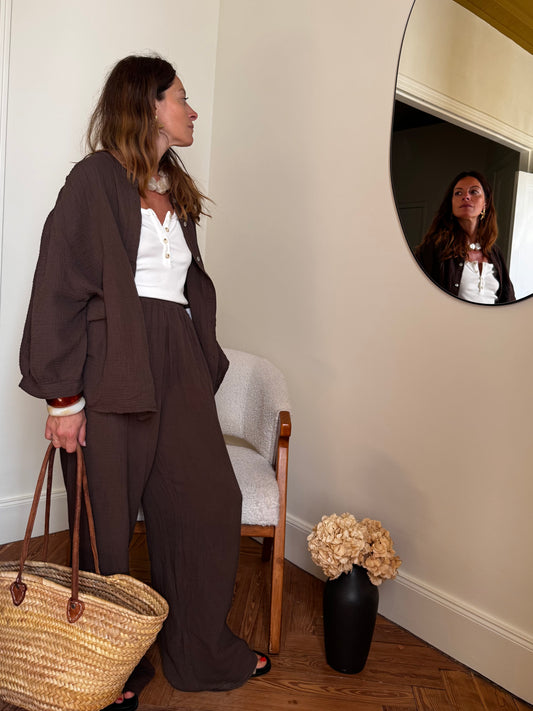Chemise MARTA choco