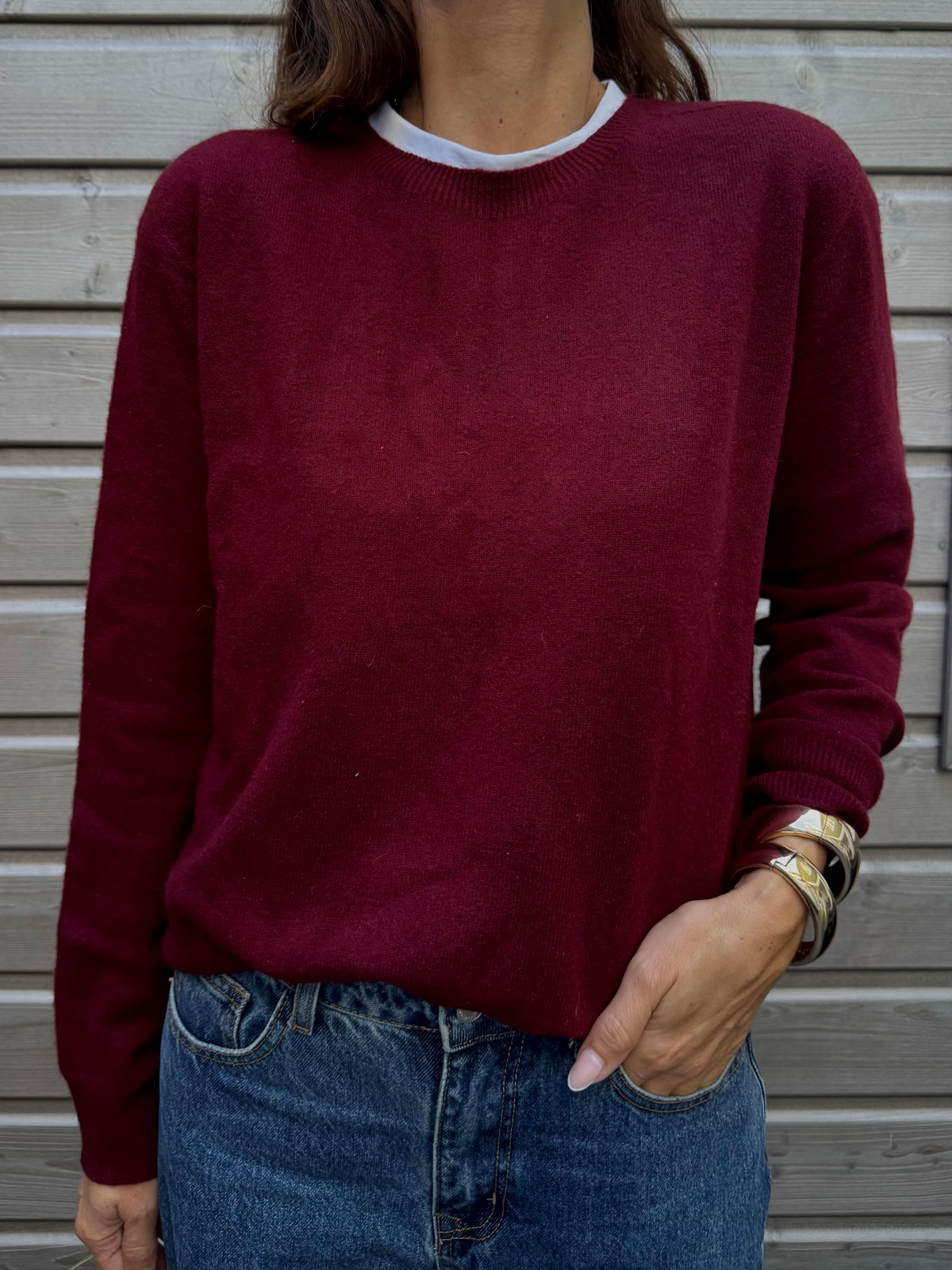Pull GERMAIN bordeaux