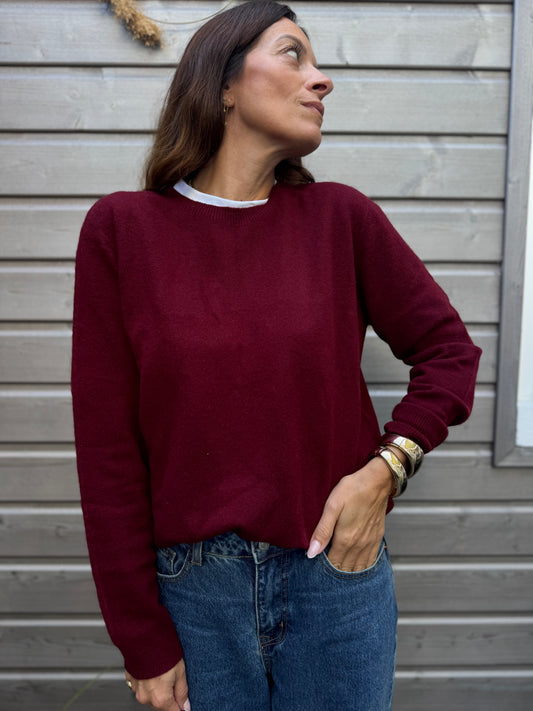 Pull GERMAIN bordeaux