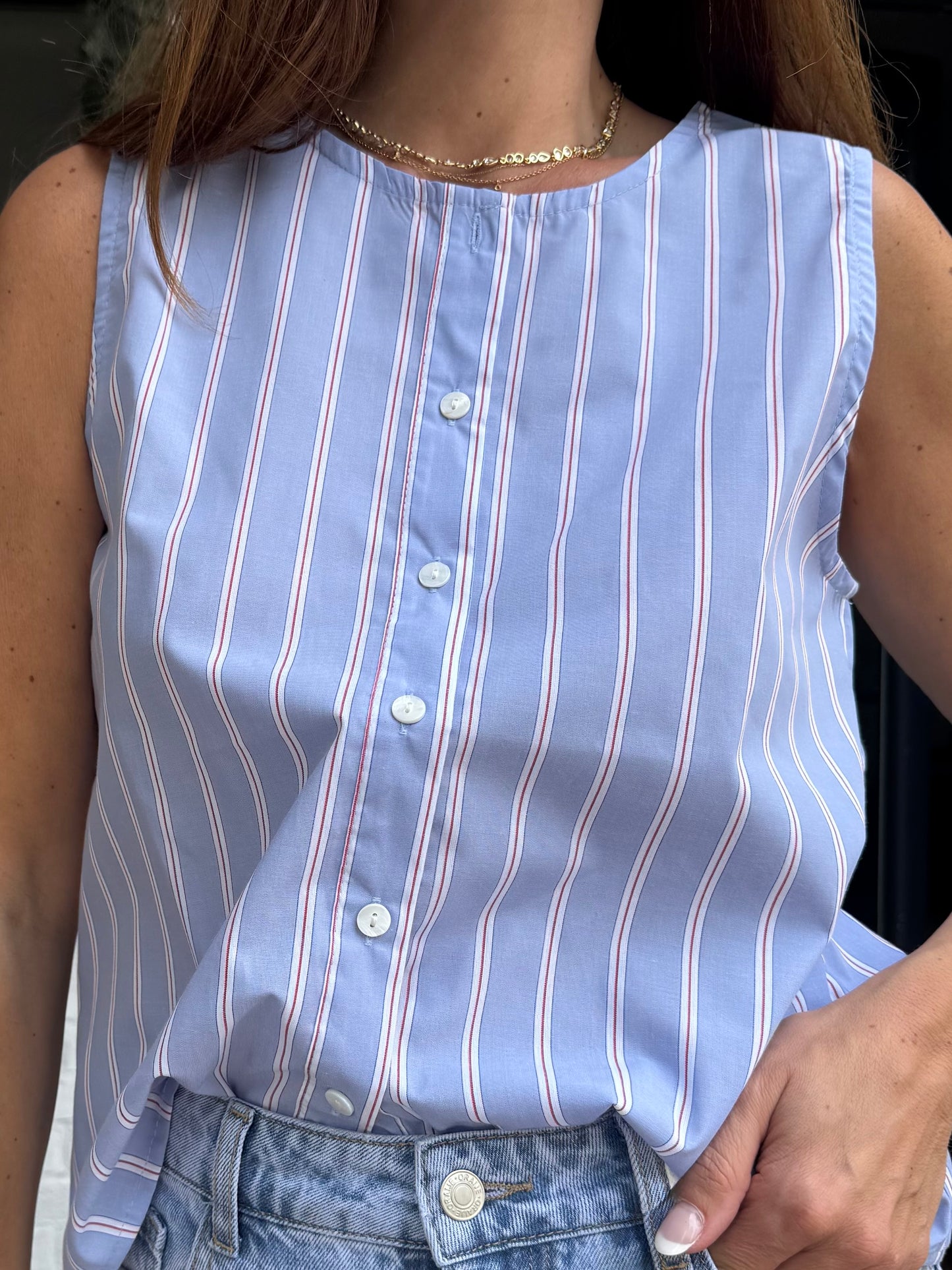 Top CLÉO rayé
