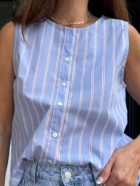 Top CLÉO rayé