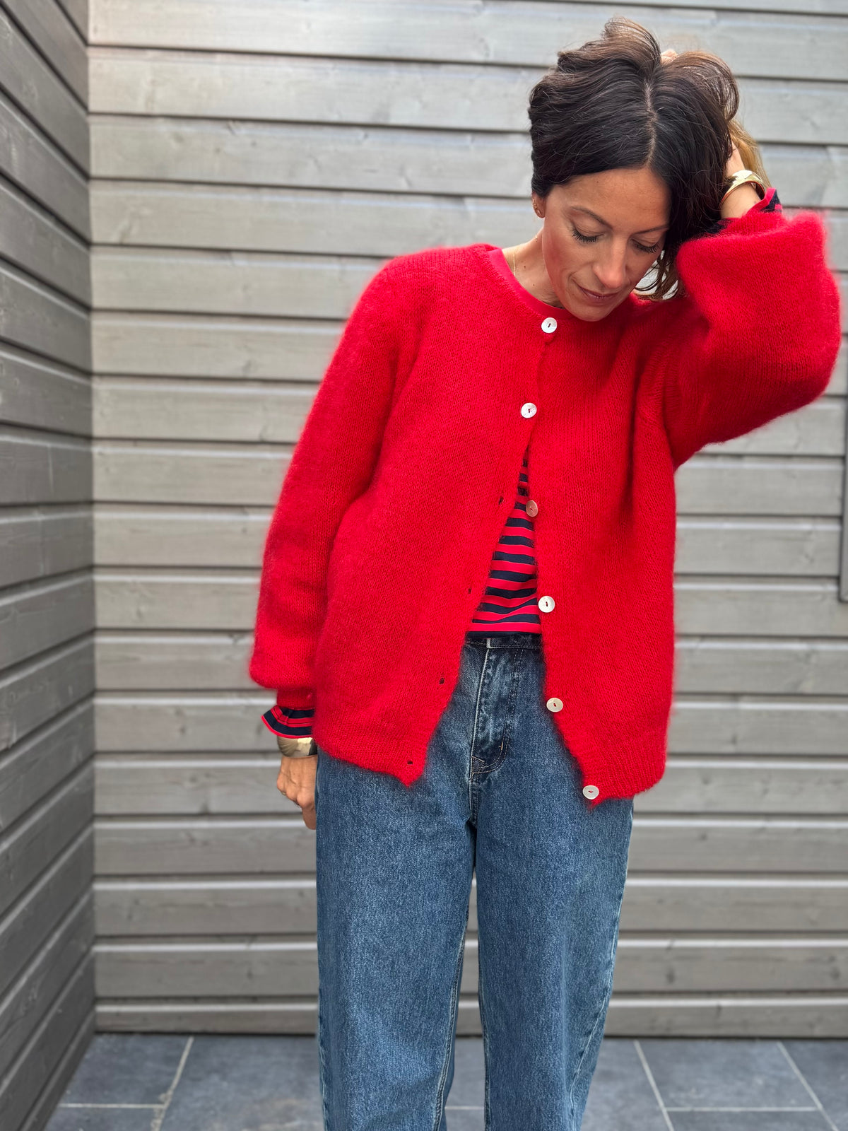 Gilet MARIUSO rouge