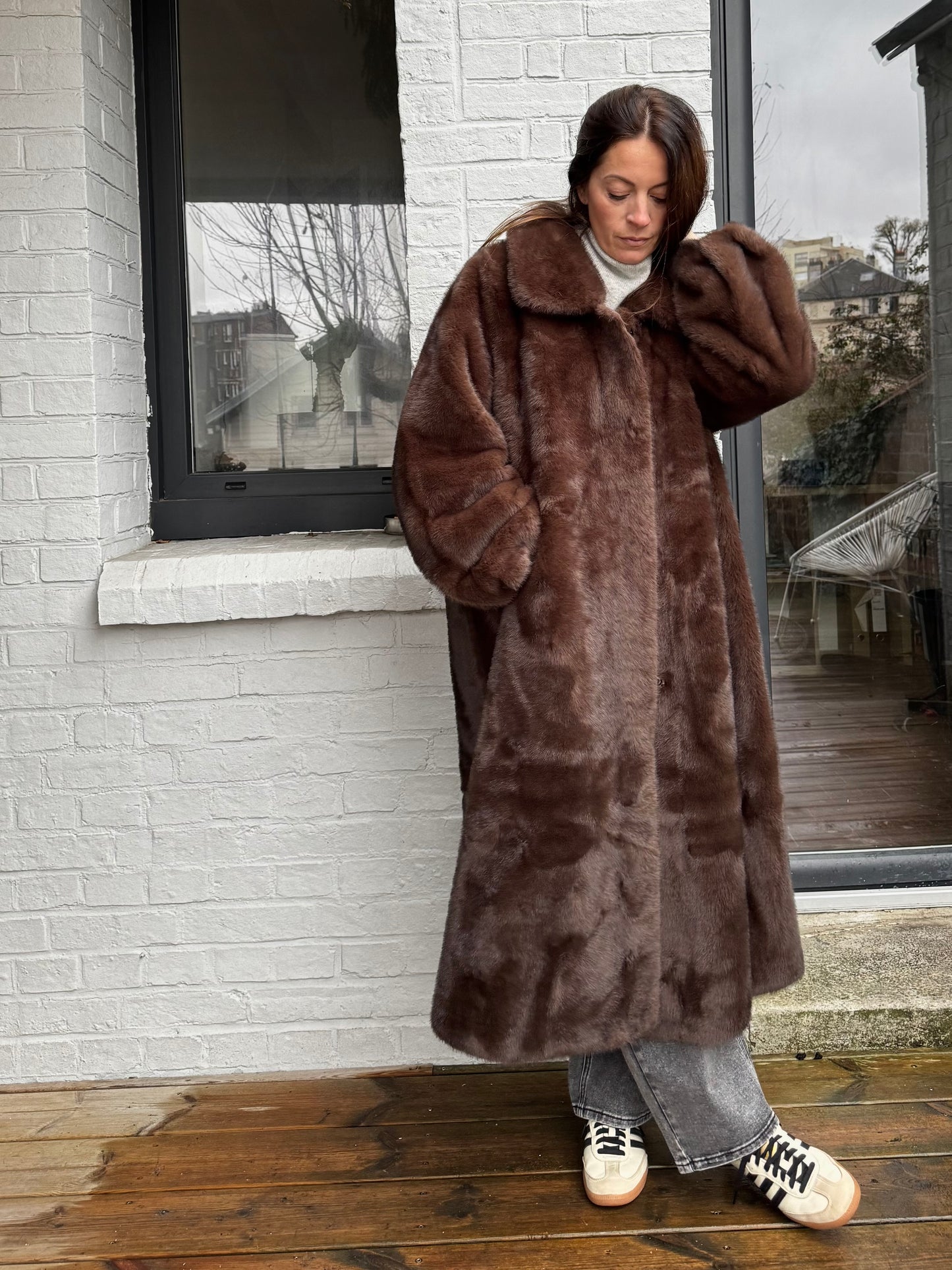 Manteau BERRY marron