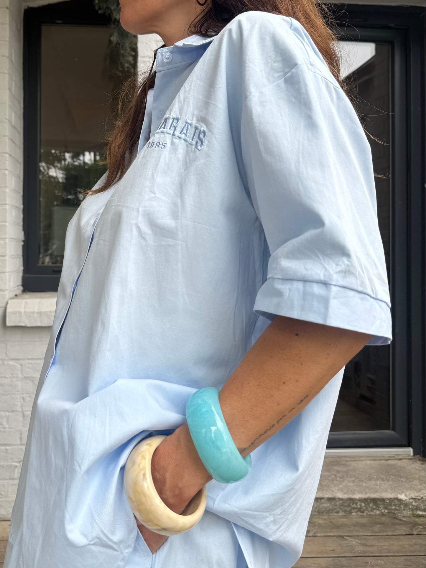 Chemise NATH bleue