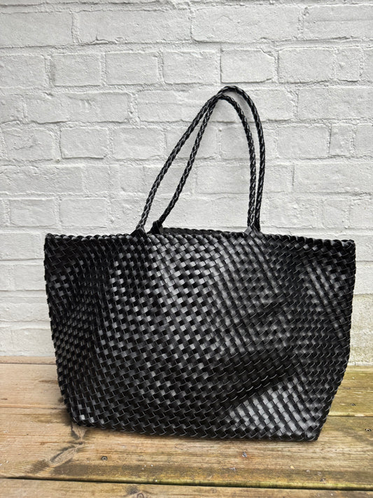 Sac ISAURE tressé noir