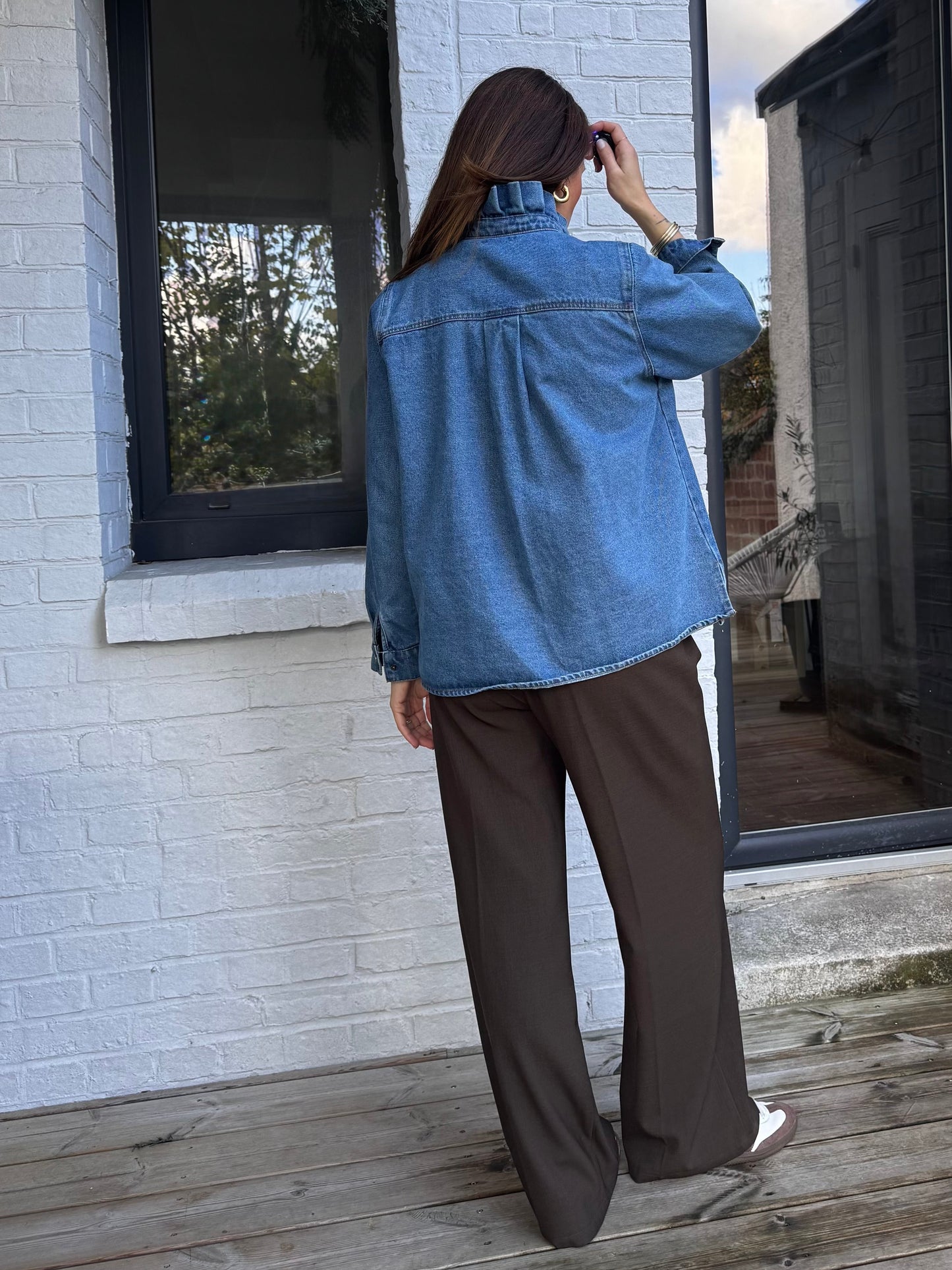 Chemise DÉSIRÉE denim bleu