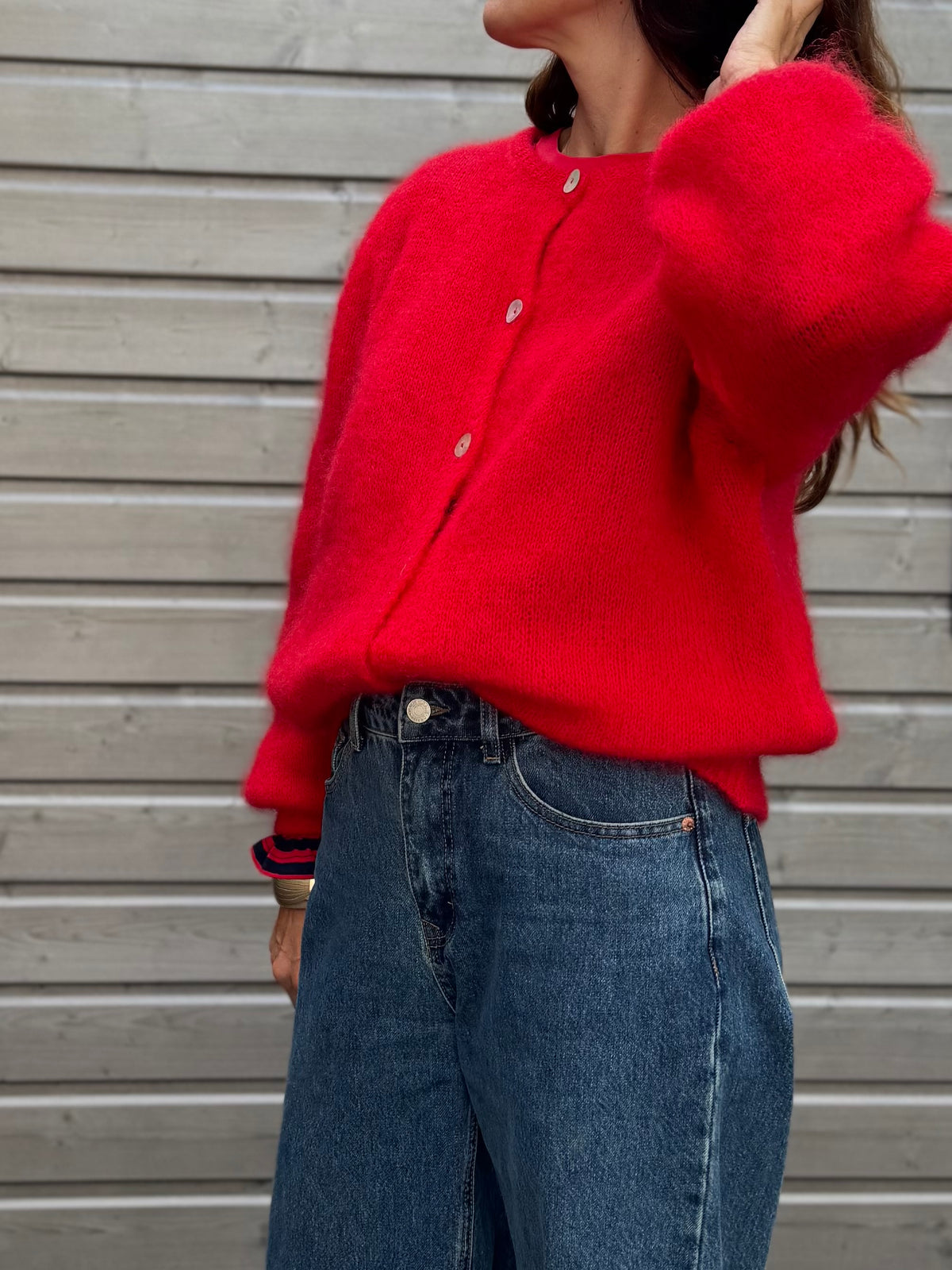 Gilet MARIUSO rouge