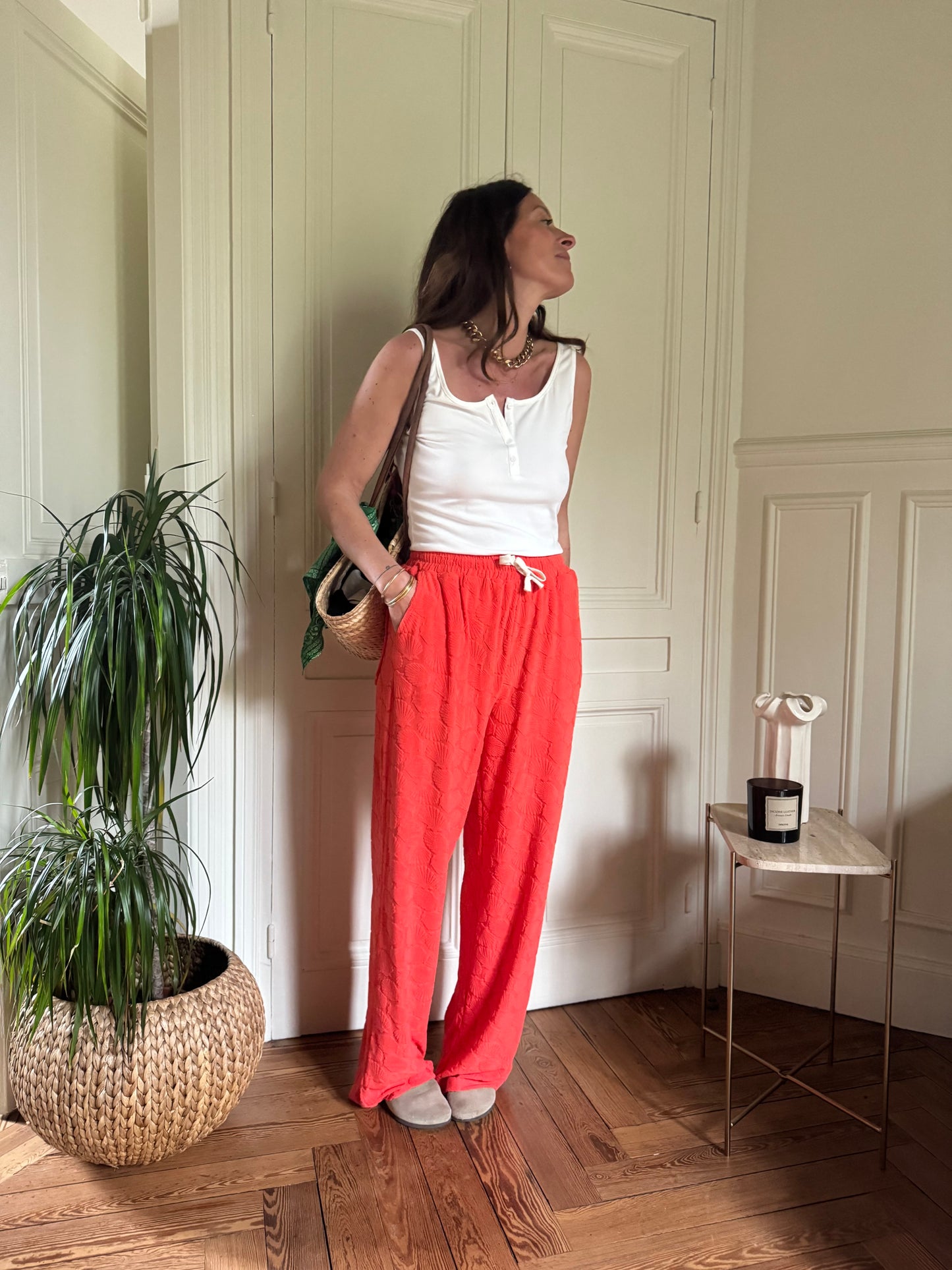 Pantalon SOLEA rouge
