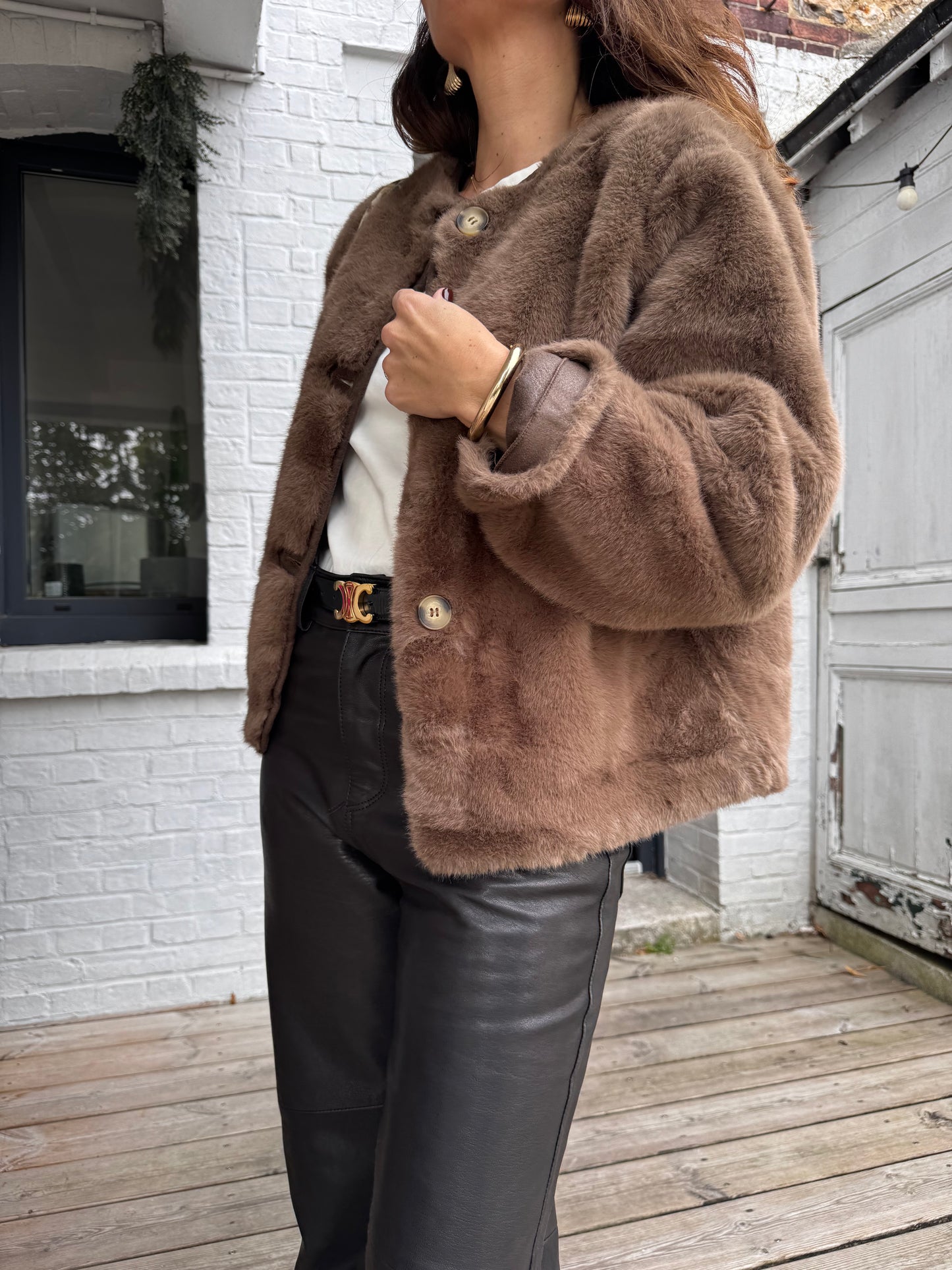 Manteau HARRY fausse fourrure