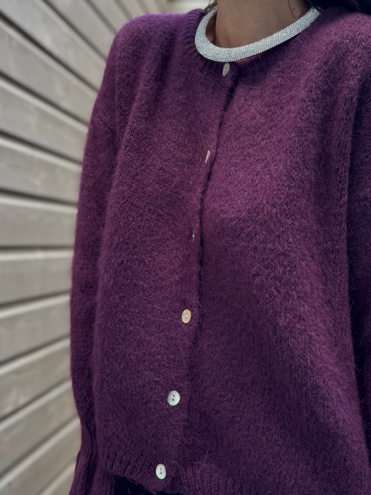 Gilet NICK aubergine