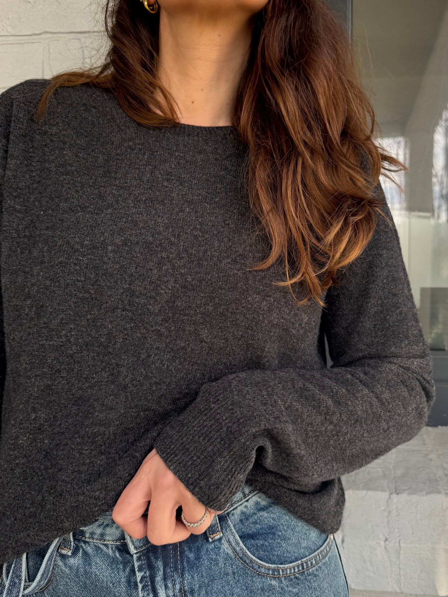 Pull GERMAIN gris anthracite