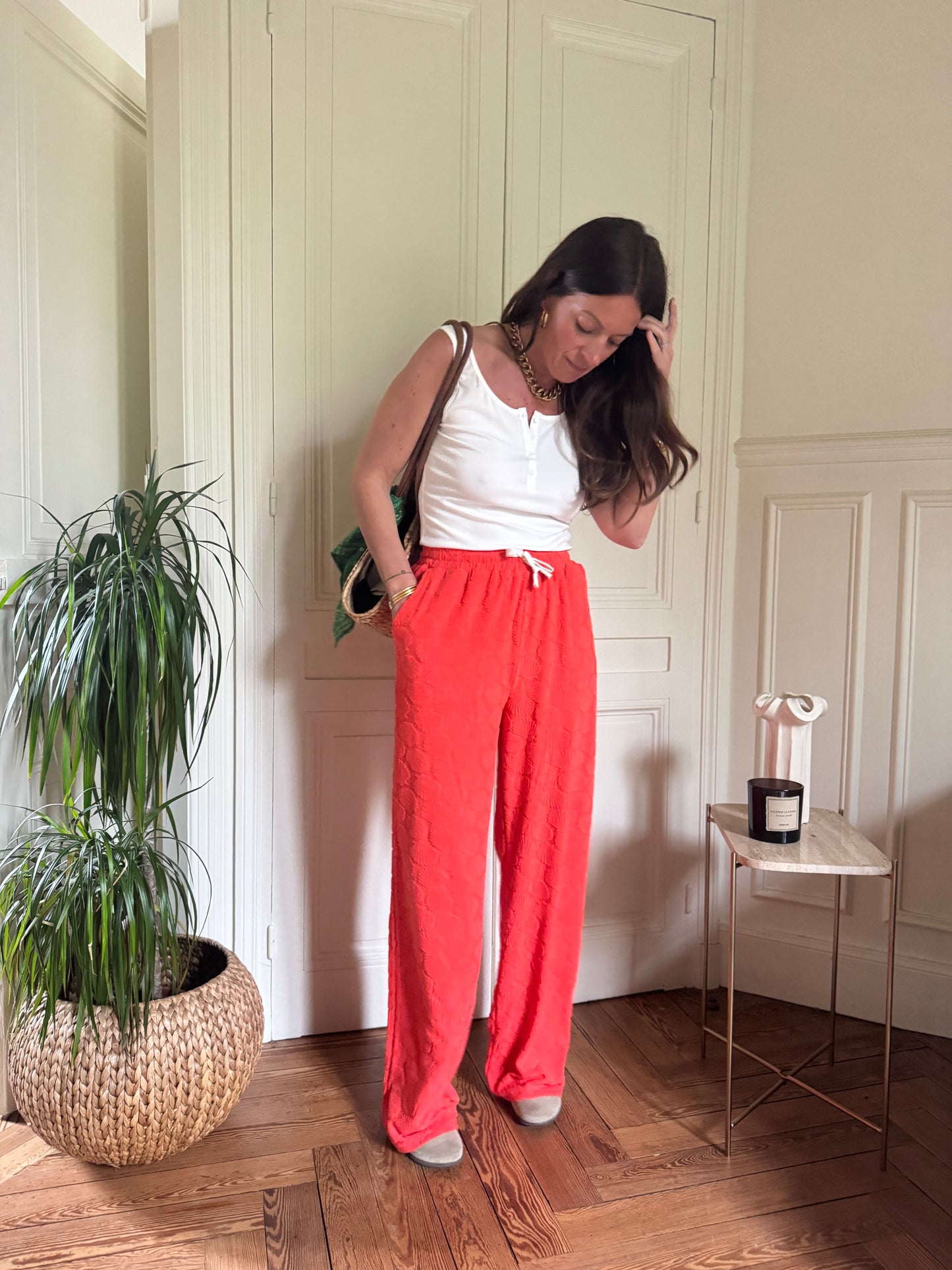 Pantalon SOLEA rouge