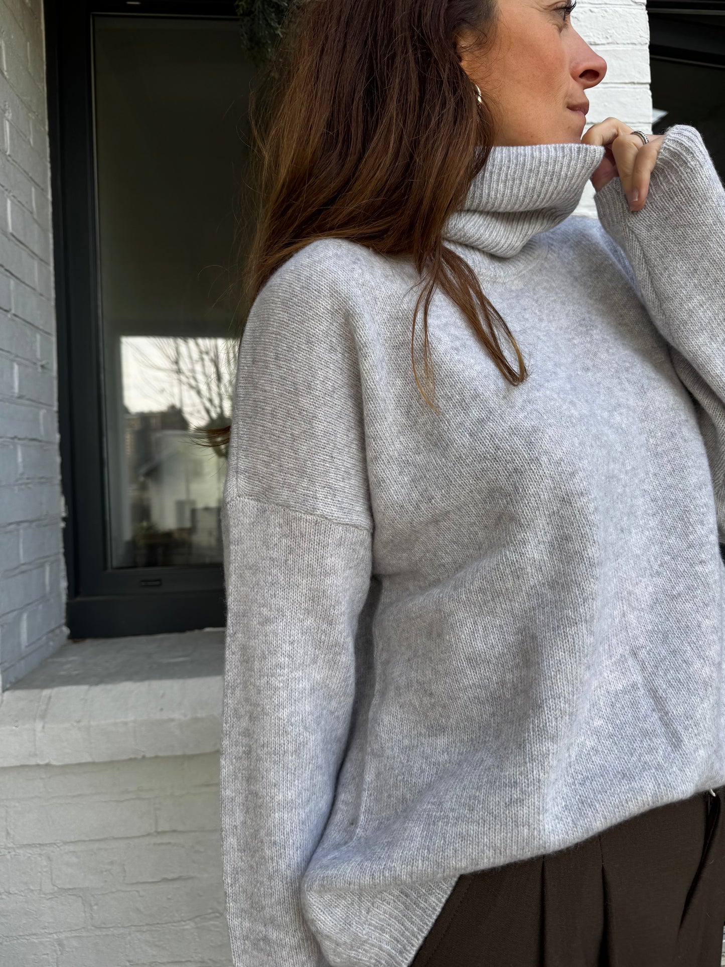 Pull col roulé ARTHUR gris