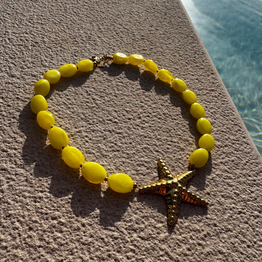Collier STAR jaune