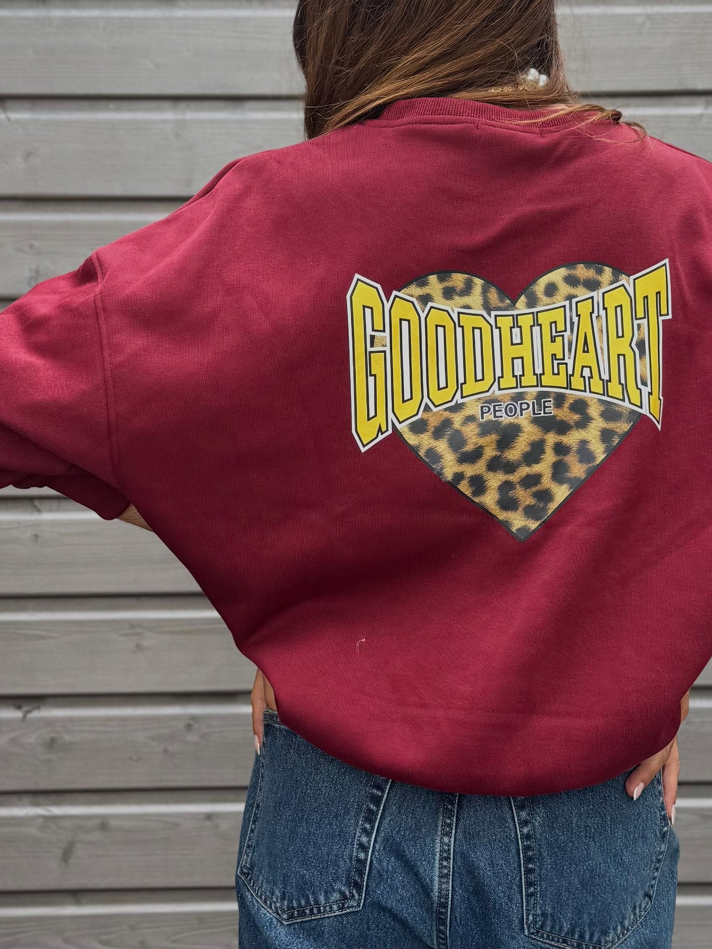 Sweat GOODHEART bordeaux