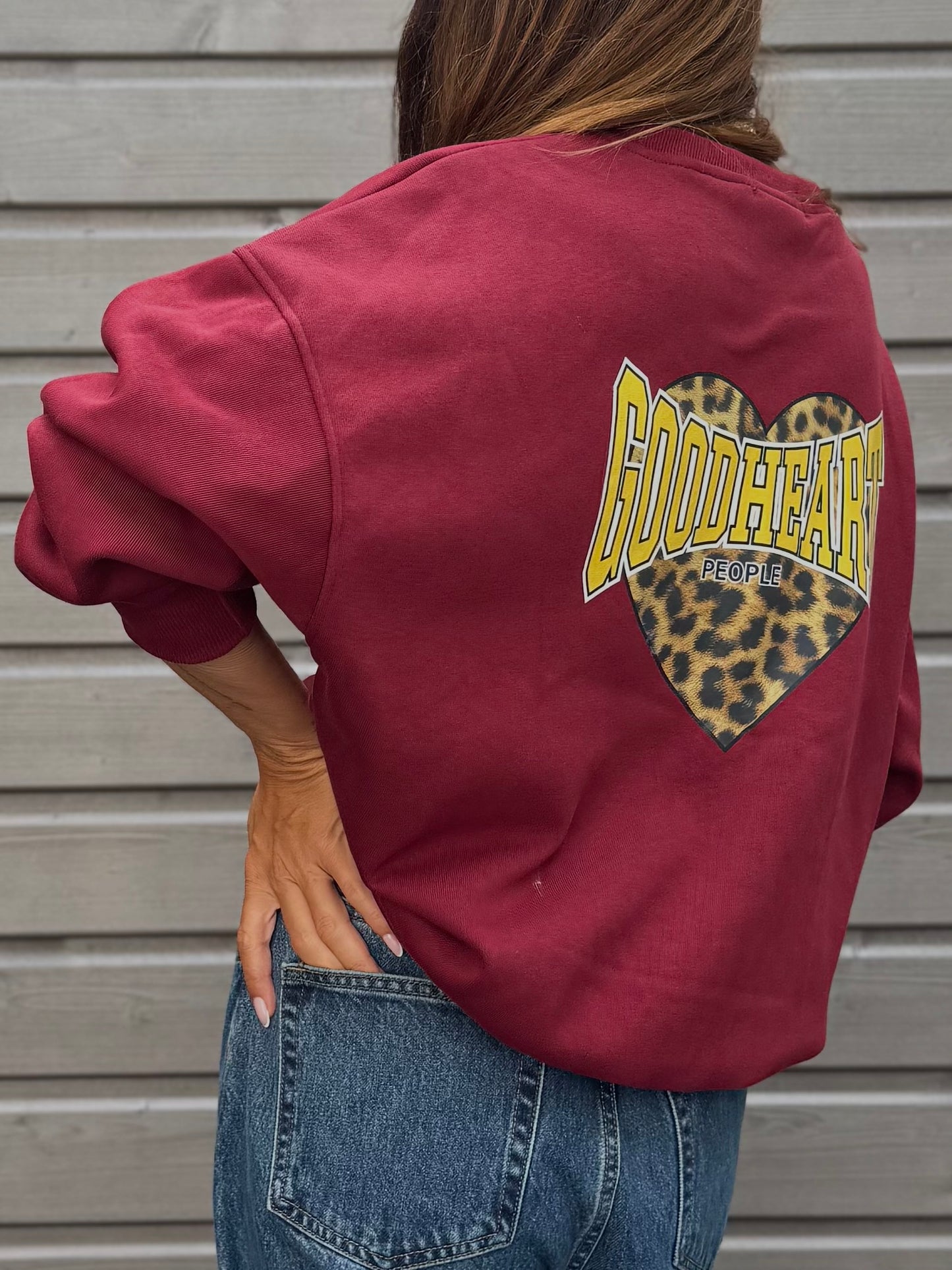 Sweat GOODHEART bordeaux