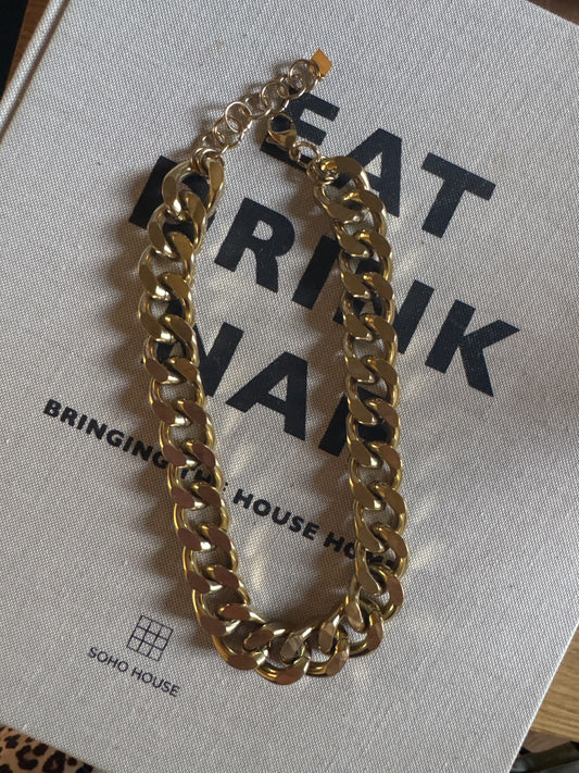 Collier XXL maille plate