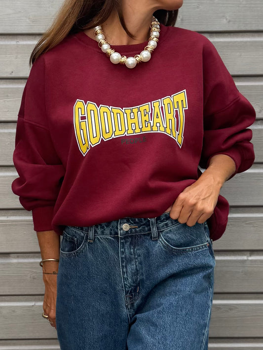 Sweat GOODHEART bordeaux