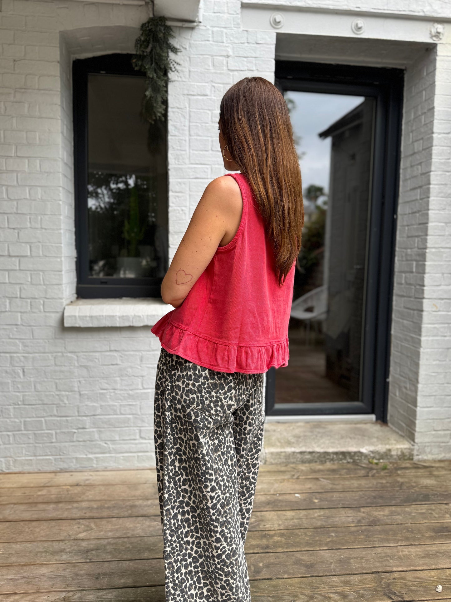 Top ADÈLE rouge