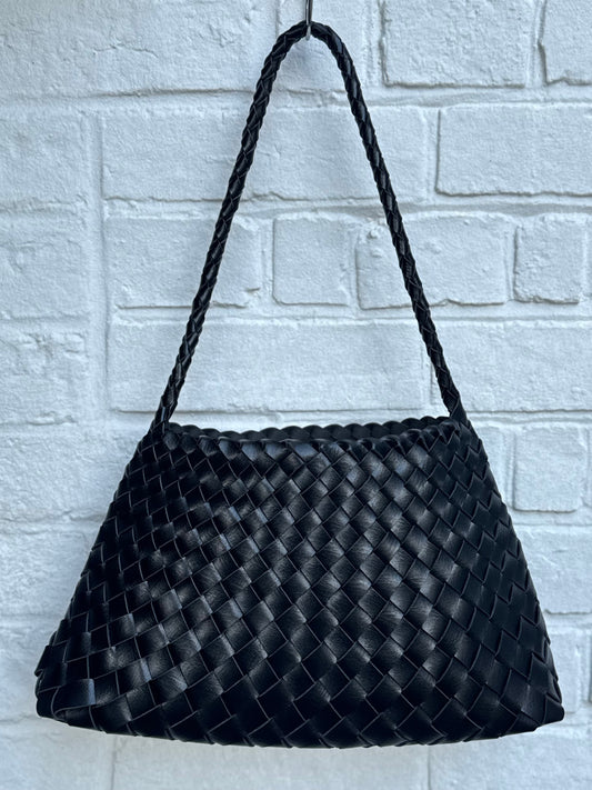 Sac BOBBY tressé noir