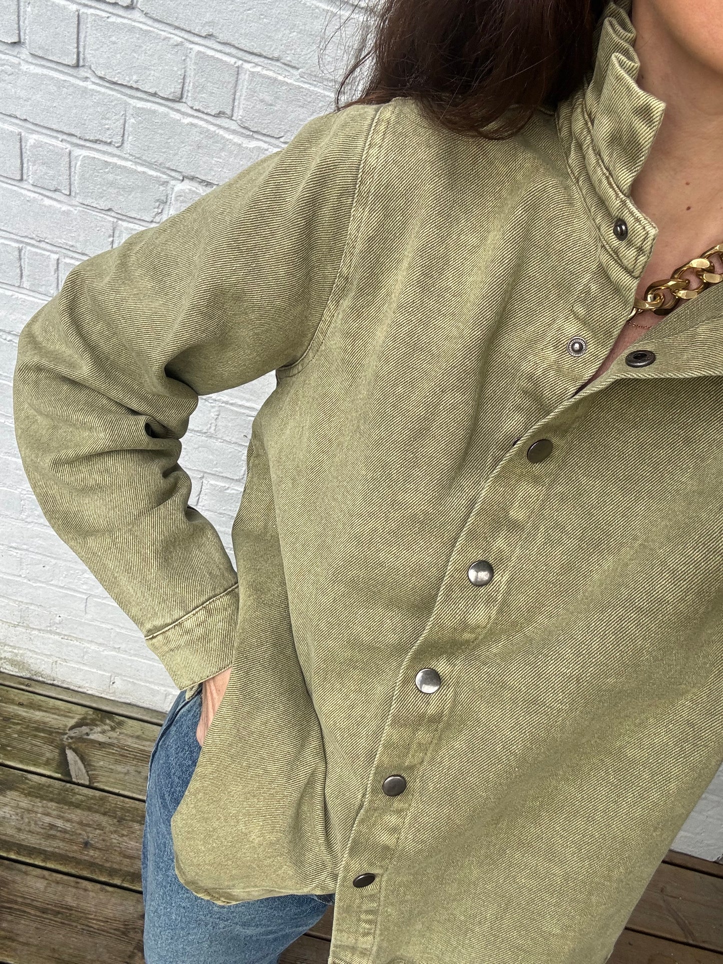 Chemise DÉSIRÉE kaki