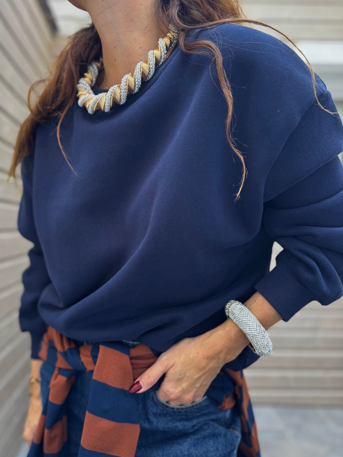 Sweat ISAURE marine