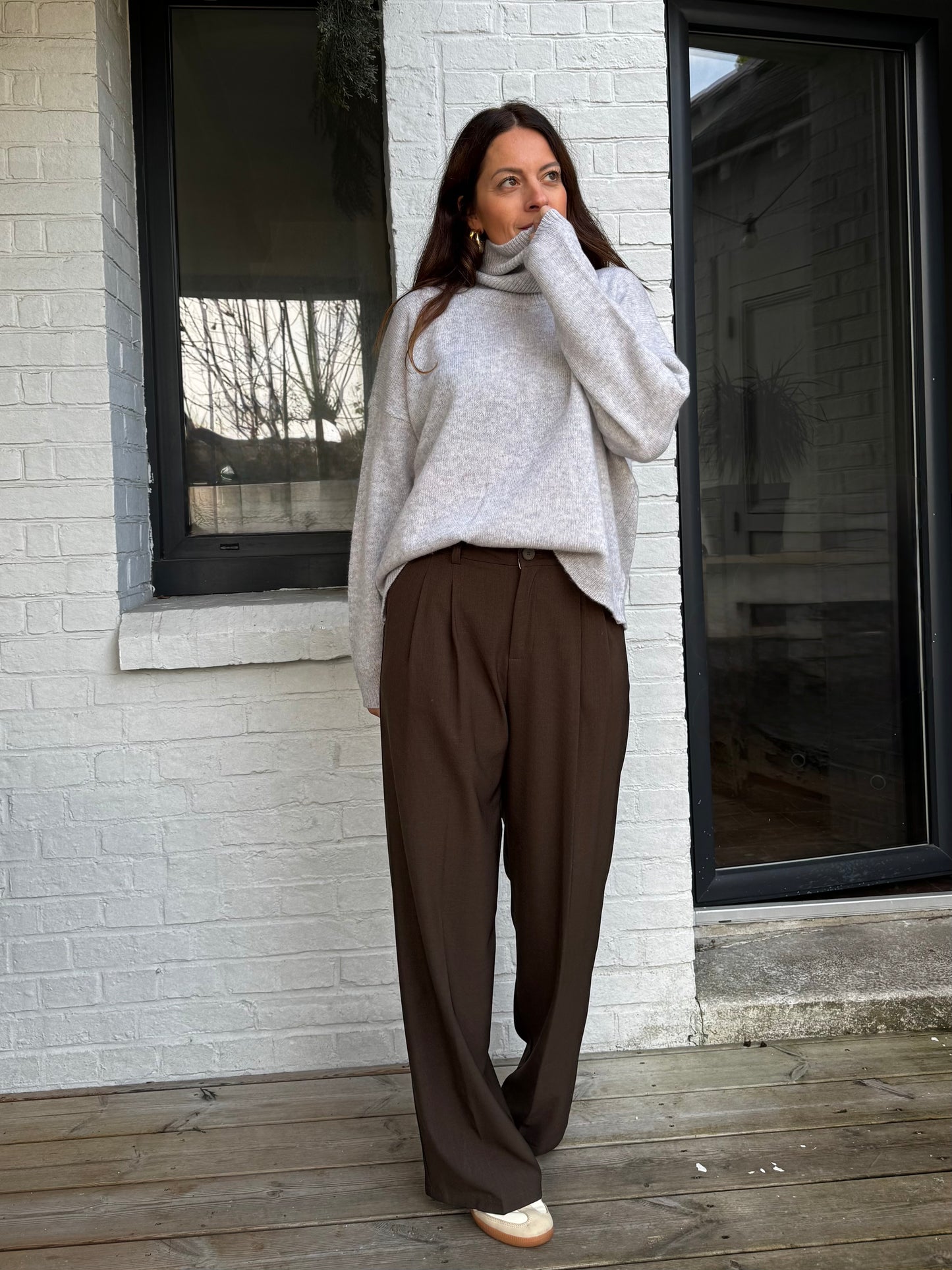 Pull col roulé ARTHUR gris