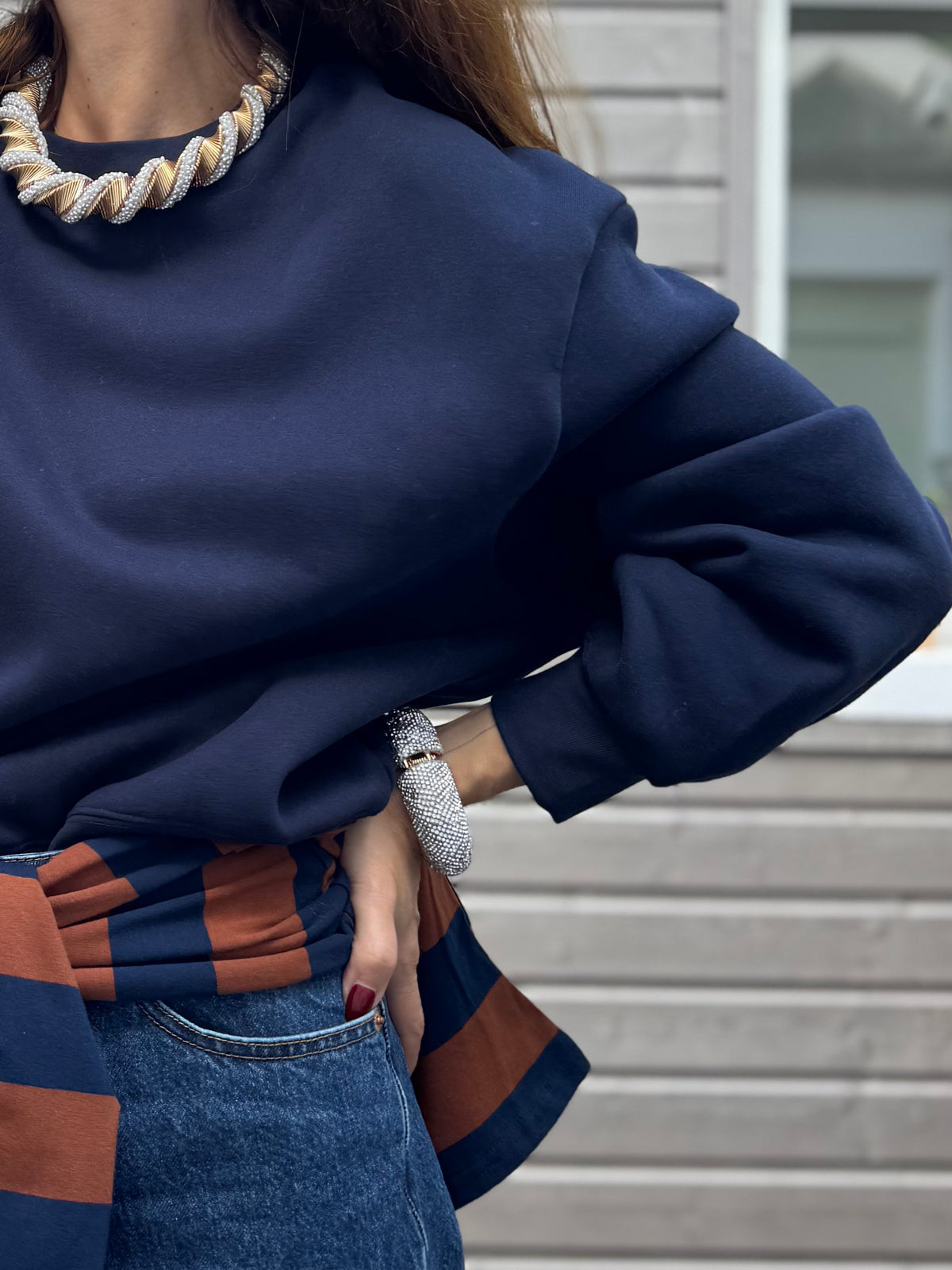 Sweat ISAURE marine