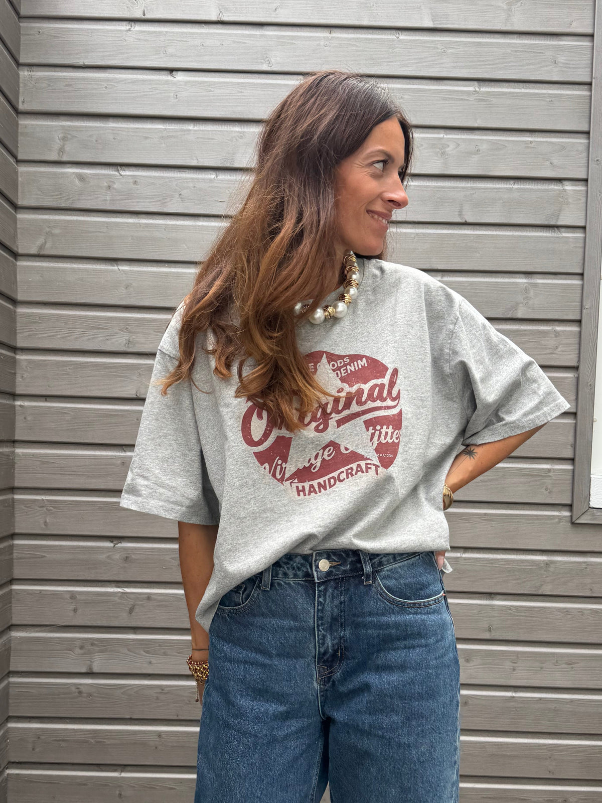 T-shirt HANDCRAFT gris