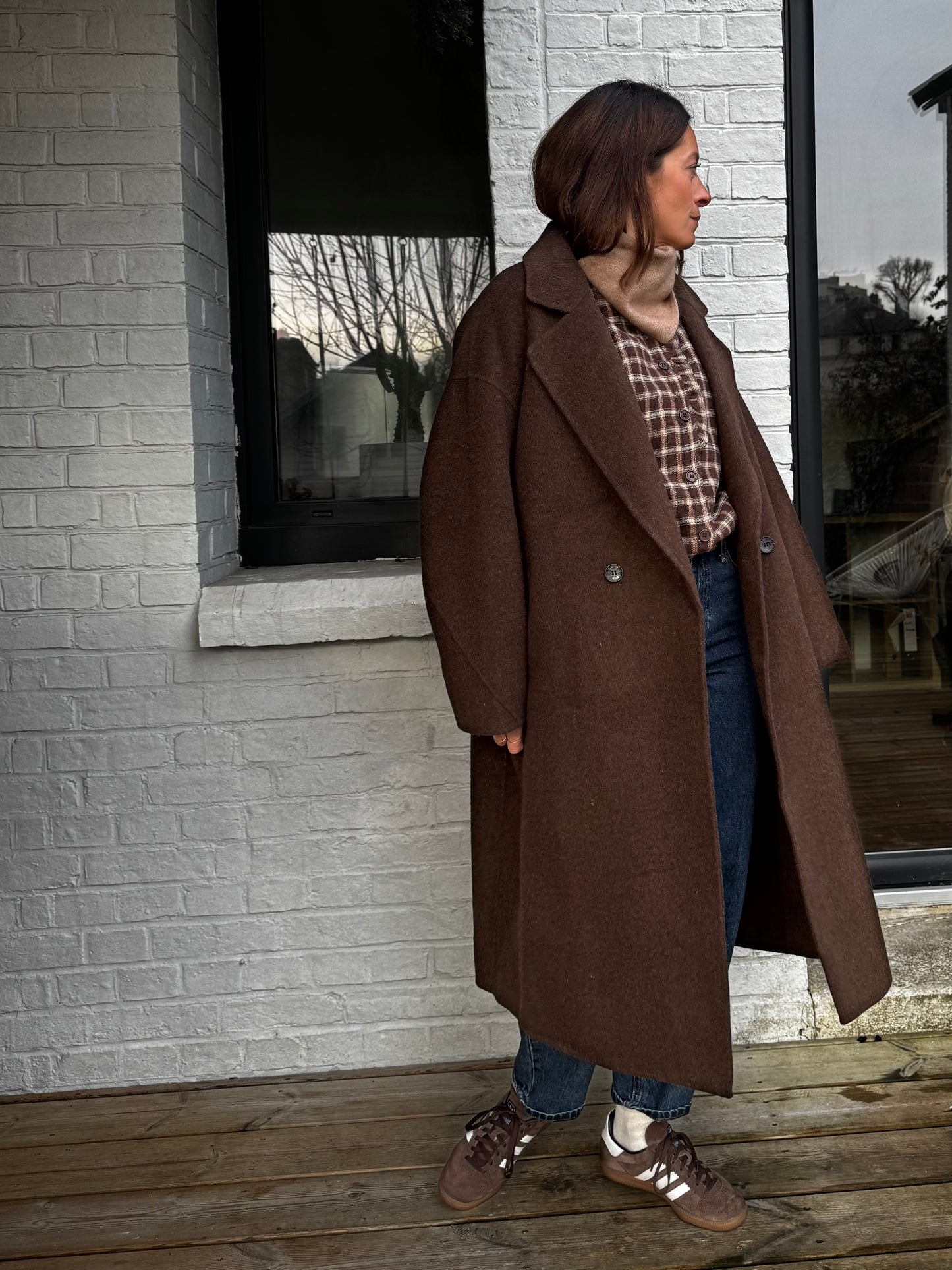 Manteau GEORGES choco