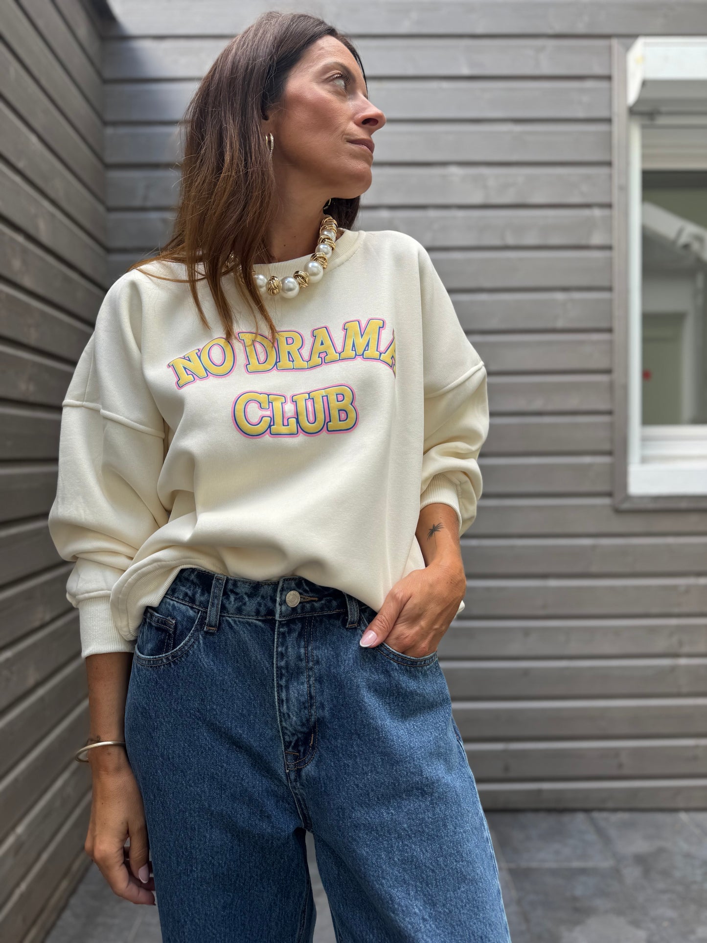 Sweat NO DRAMA écru