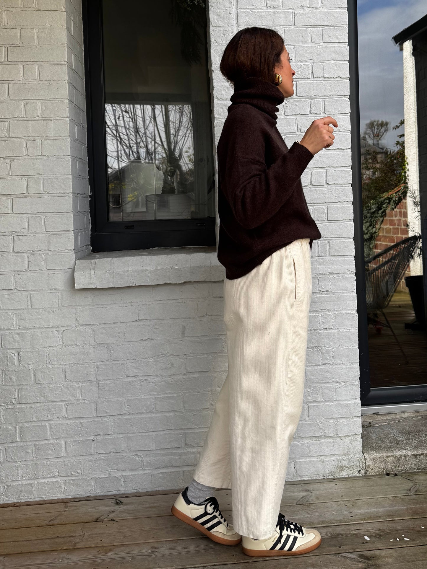 Pull col roulé ARTHUR choco