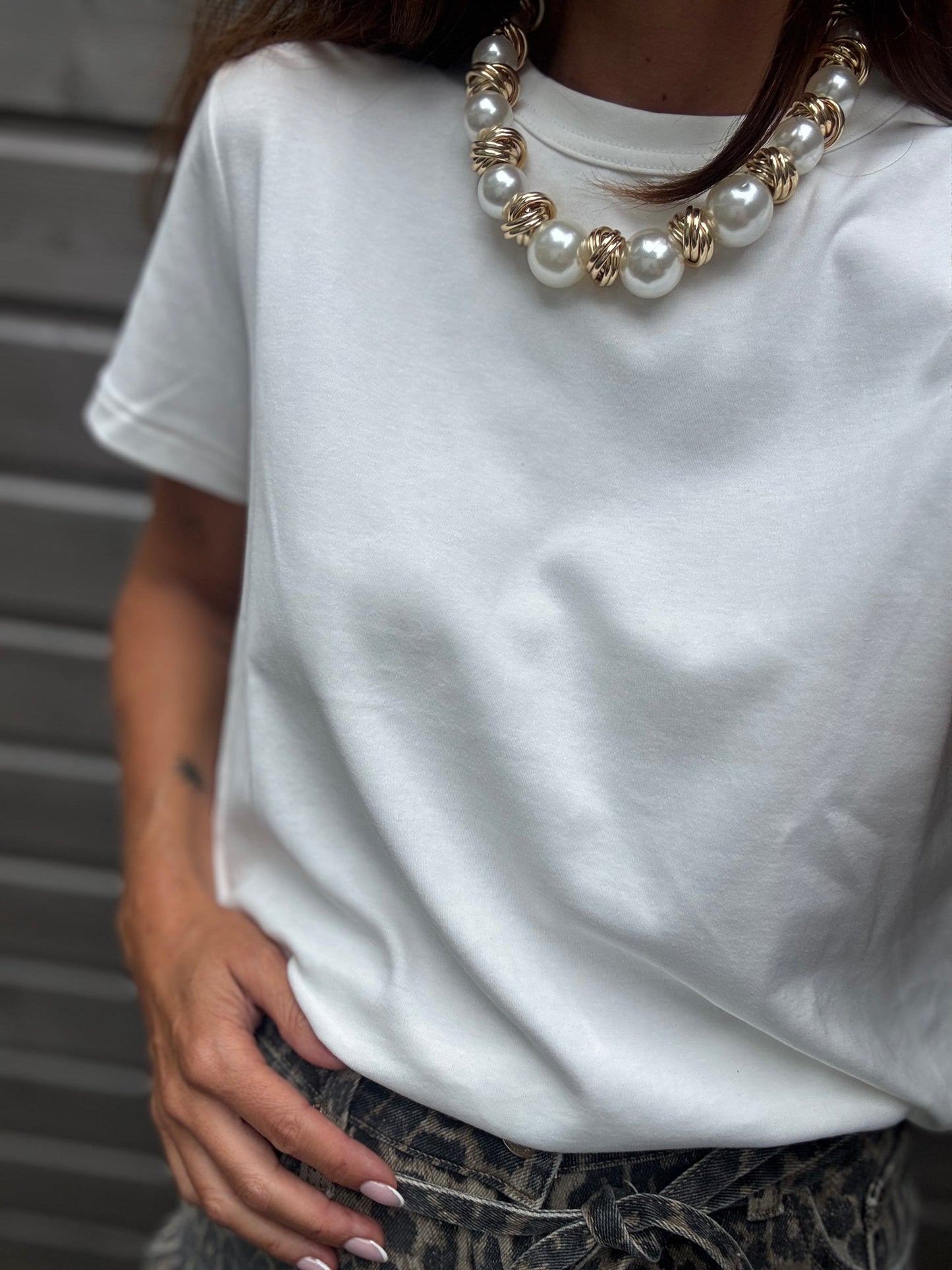 T-shirt BIANCO blanc