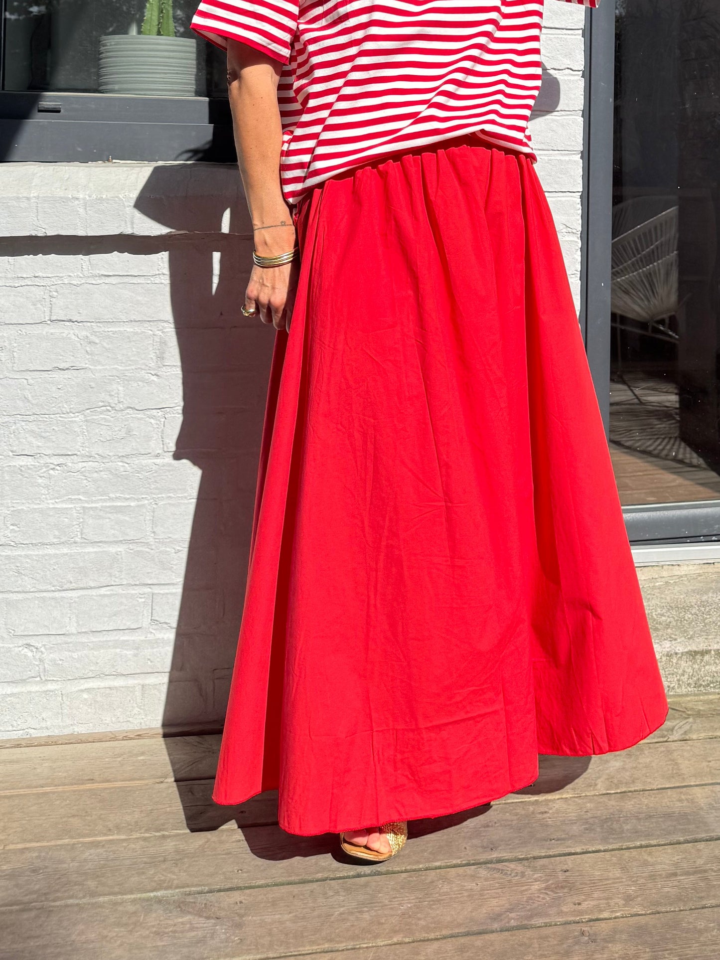 Jupe FLORA rouge