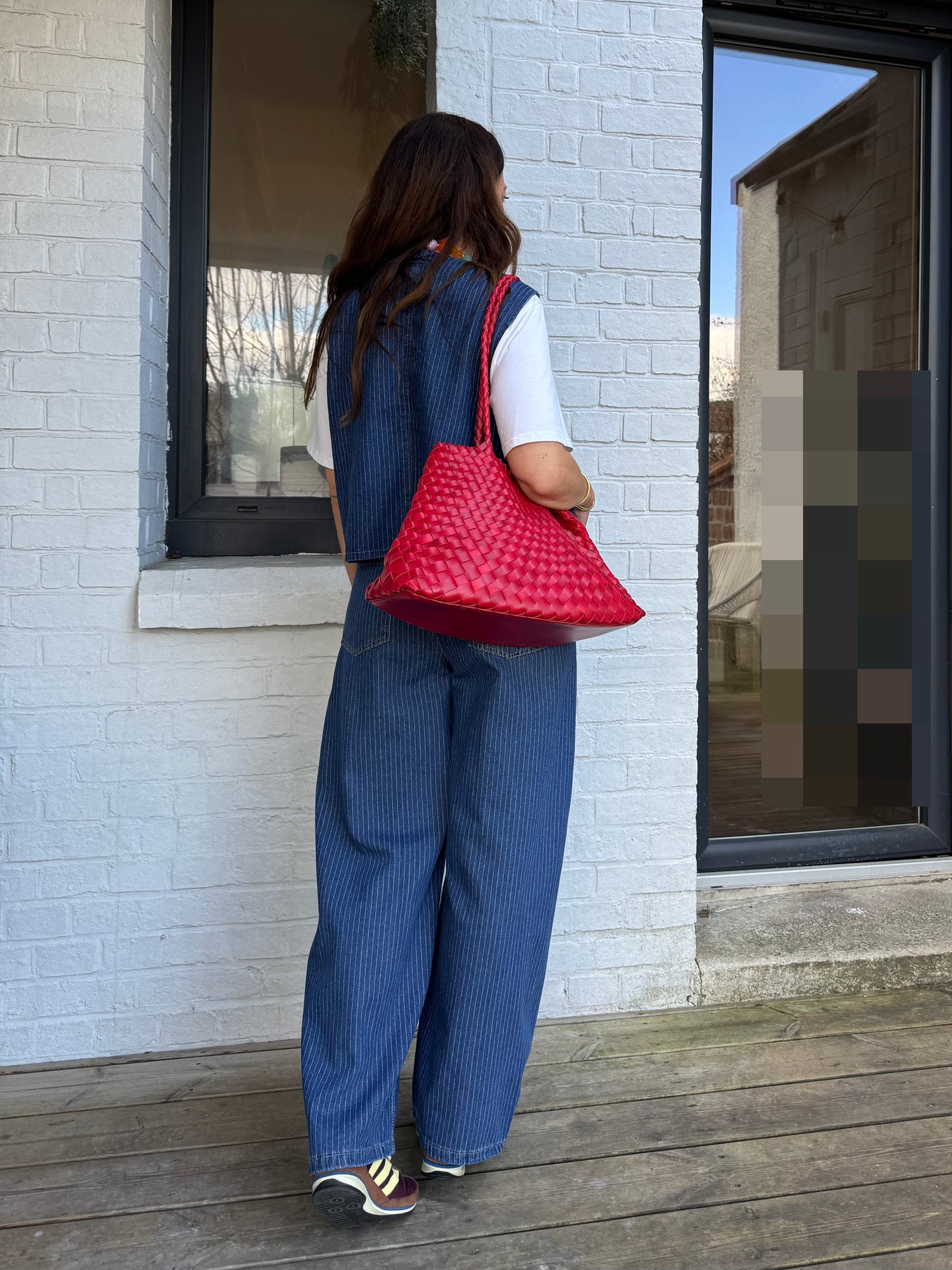 Pantalon MARLO denim rayé