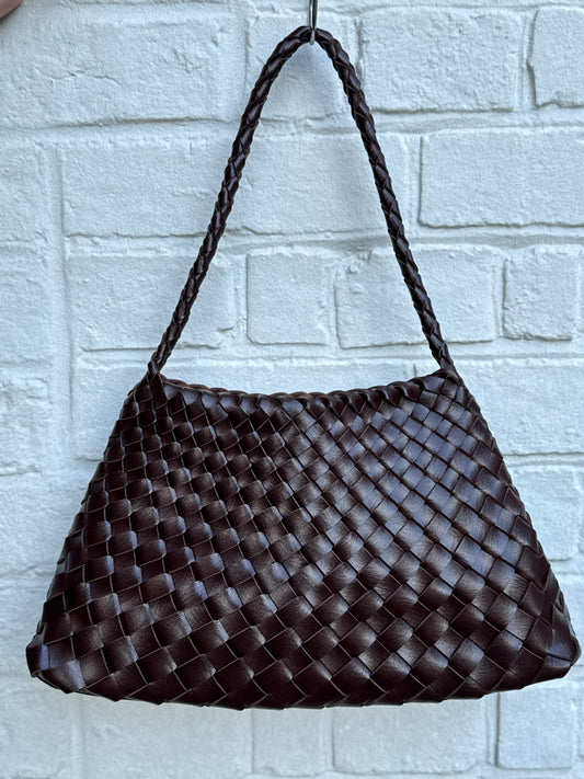 Sac BOBBY tressé choco