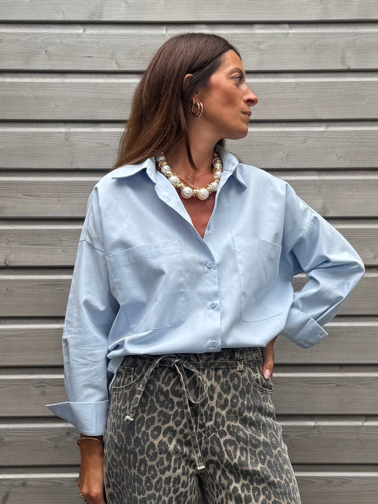 Chemise COLINE bleue