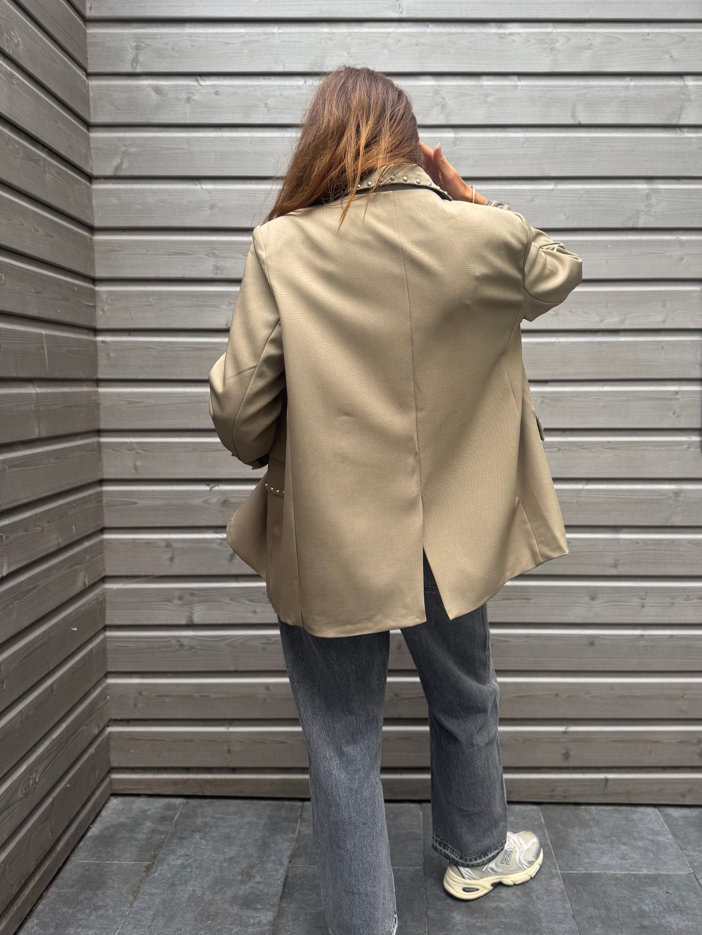 Blazer AYO beige clous