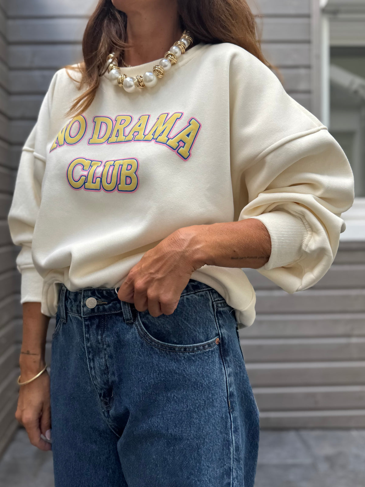 Sweat NO DRAMA écru