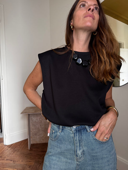 T-shirt PAULETTE noir
