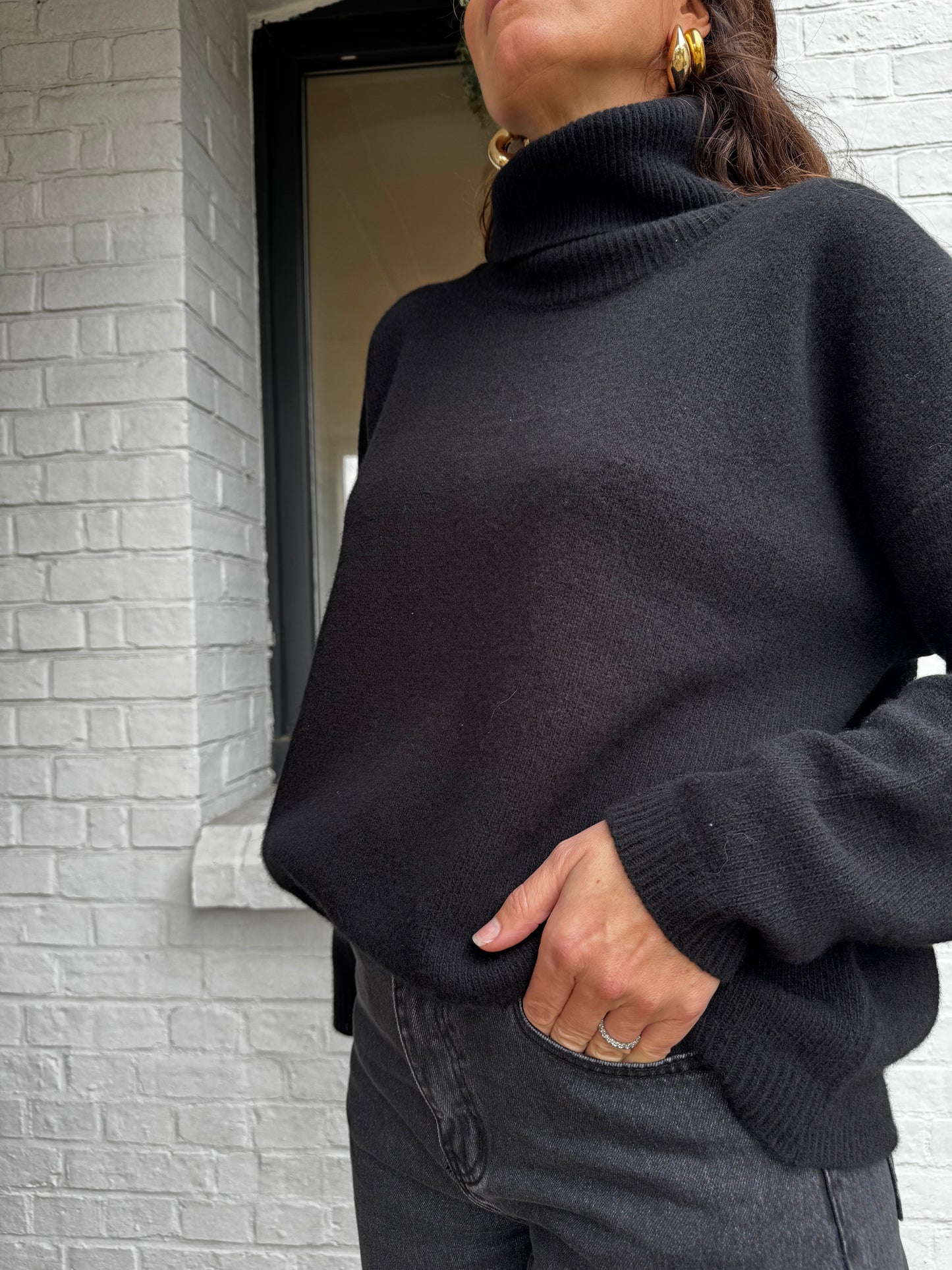 Pull col roulé ARTHUR noir