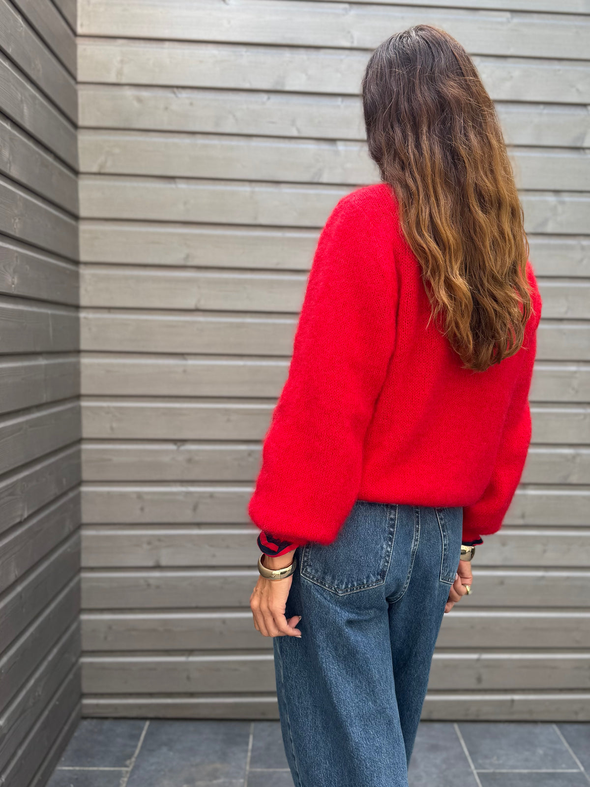 Gilet MARIUSO rouge