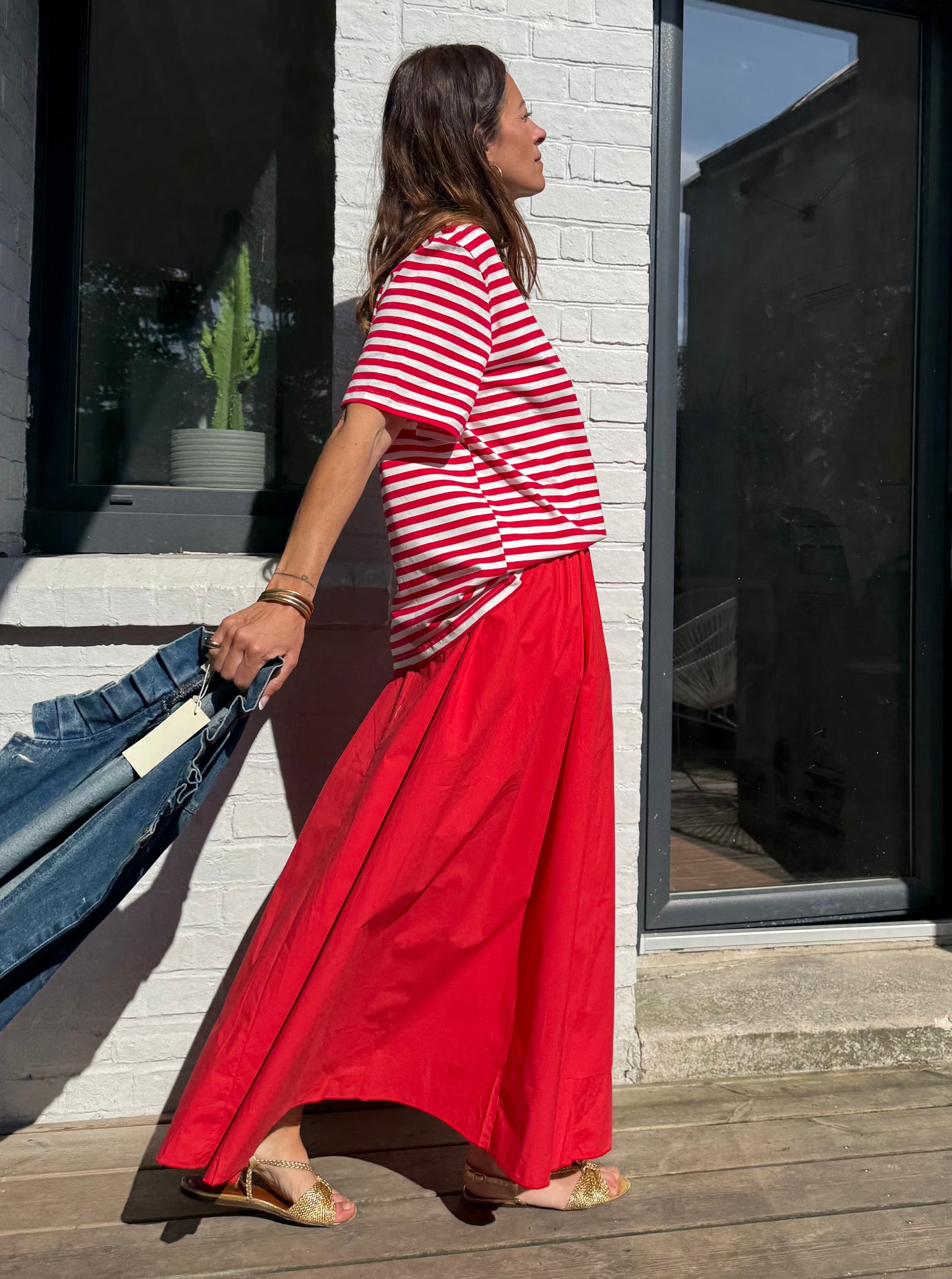 Jupe FLORA rouge
