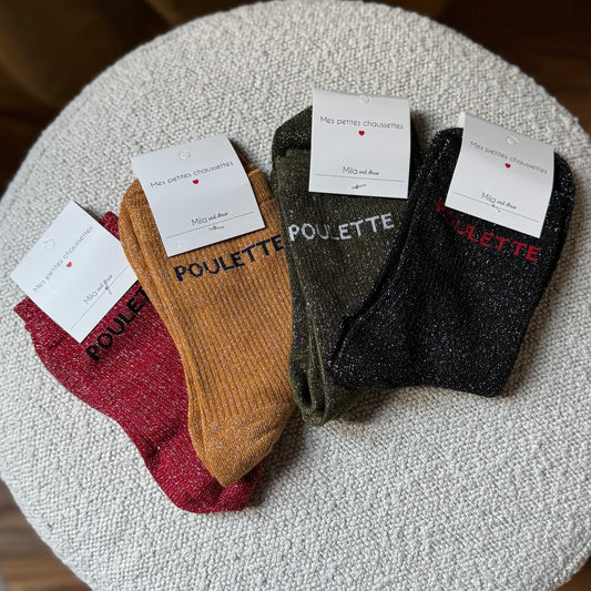 Chaussettes POULETTE lurex